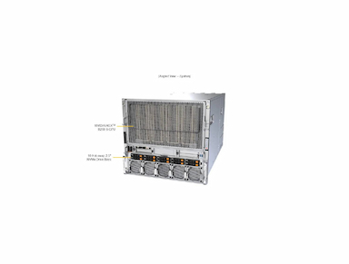 Supermicro GPU A+ Server SYS-A21GE-NBRT-G1 - 8x NVIDIA B200 SXM GPUs