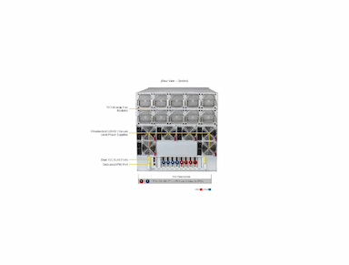 Supermicro GPU A+ Server SYS-A21GE-NBRT-G1 - 8x NVIDIA B200 SXM GPUs