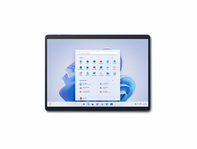 Surface Pro 9 (256GB)-Sapphire-Core i5-8GB-RAM